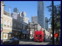 Yonge Street 36 - the Big Bus double deckers pass along Yonge St